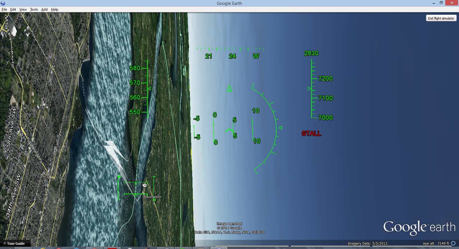 Tutorial: How to land a plane in Google Earth Flight Simulator