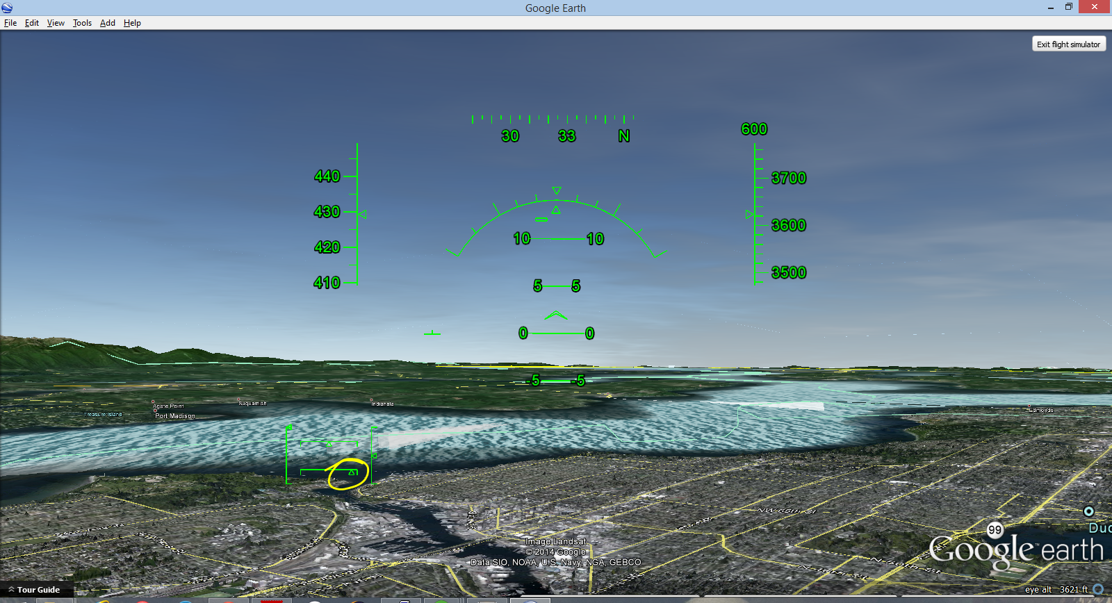 Tutorial: Two ways to turn a plane in Google Earth Flight