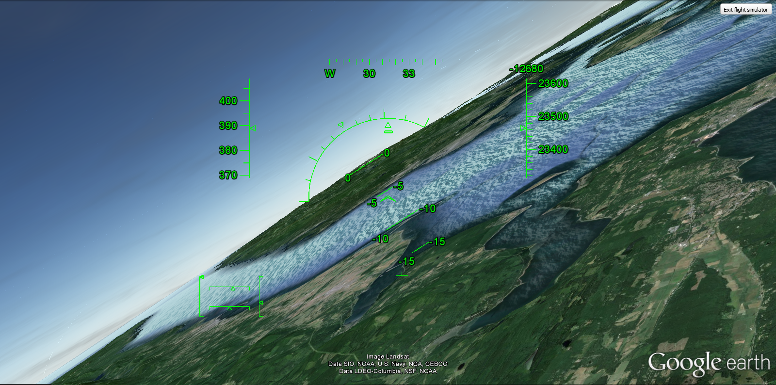Google Earth's Flight Simulator to Fly Like a Pilot From Home