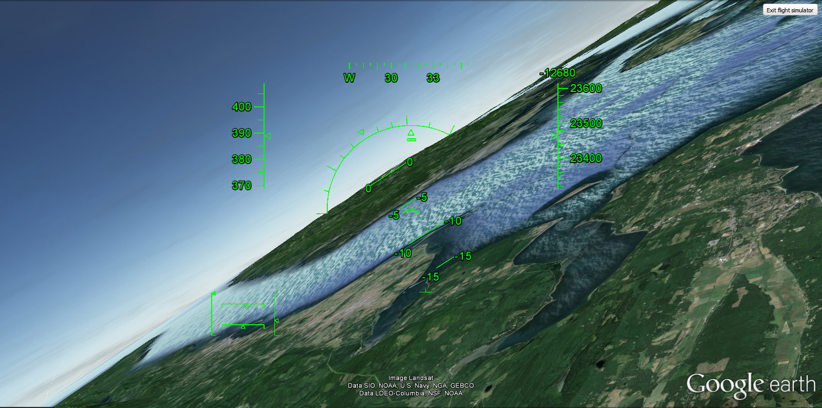 Tutorial: Two ways to turn a plane in Google Earth Flight